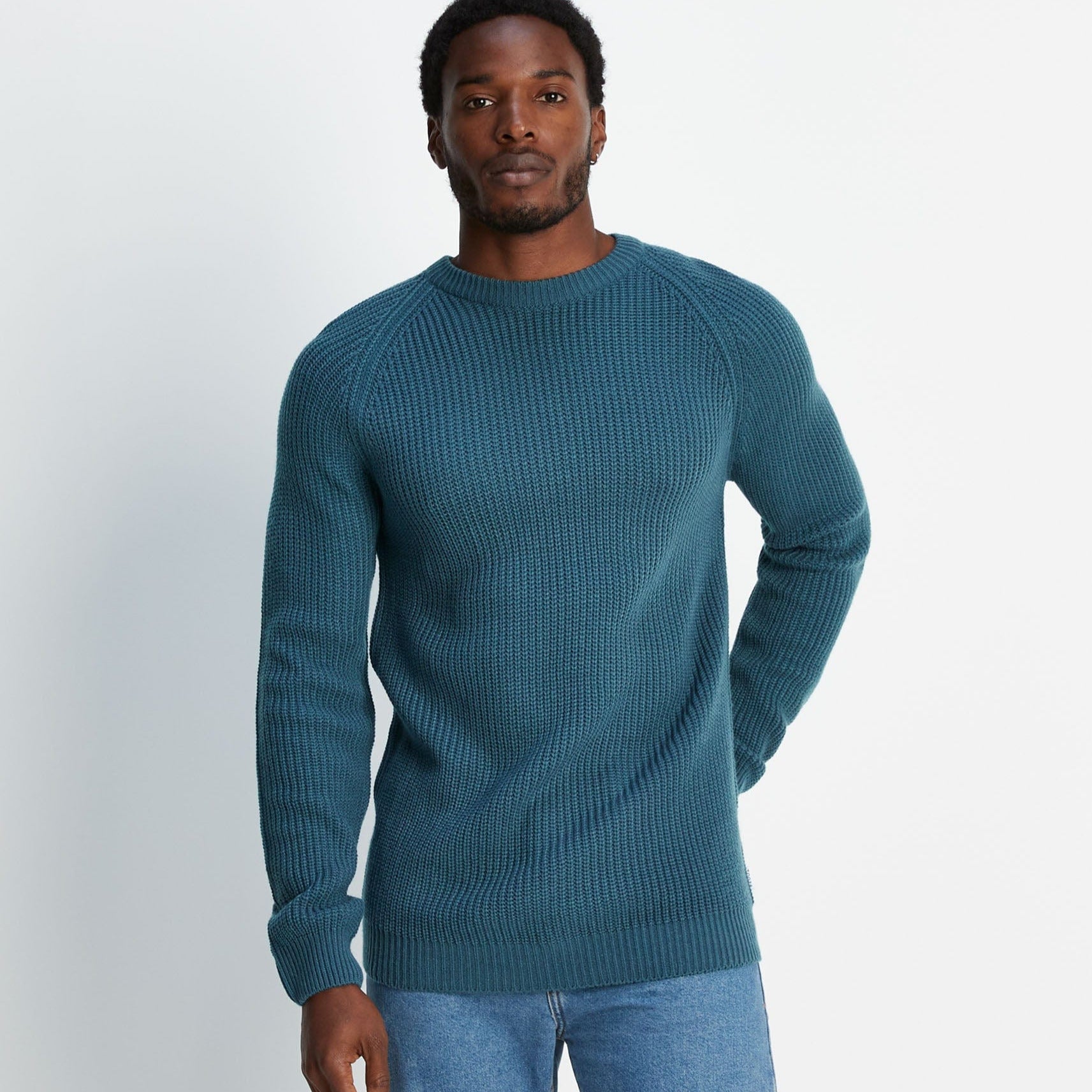 Mens deals teal jumper