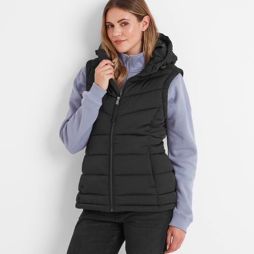 Calvo Womens Padded Gilet - Black – TOG24