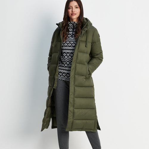 Cautley Womens Long Padded Jacket - Khaki | TOG24