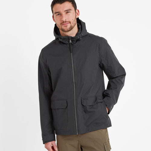 Jace Men's Jacket in Washed Black | TOG24