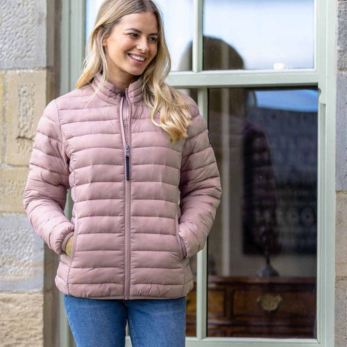 Gibson Womens Faded Pink Padded Lightweight Jacket | TOG24